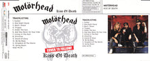 Motörhead : Kiss Of Death (CD, Album, Promo)