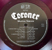 Coroner : Mental Vortex (LP, Album, RE, RM, Pur)