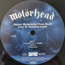 Motörhead : Better Motörhead Than Dead - Live At Hammersmith (4xLP, Album, RE)