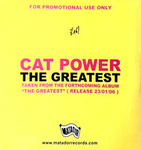 Cat Power : The Greatest (CDr, Single, Promo)