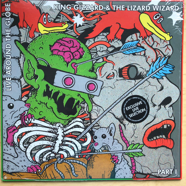 King Gizzard And The Lizard Wizard : Live Around The Globe - Part I  (LP, RSD, Comp, Ltd, Num, Gre)