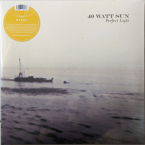40 Watt Sun : Perfect Light (2xLP, Album, Yel + 12