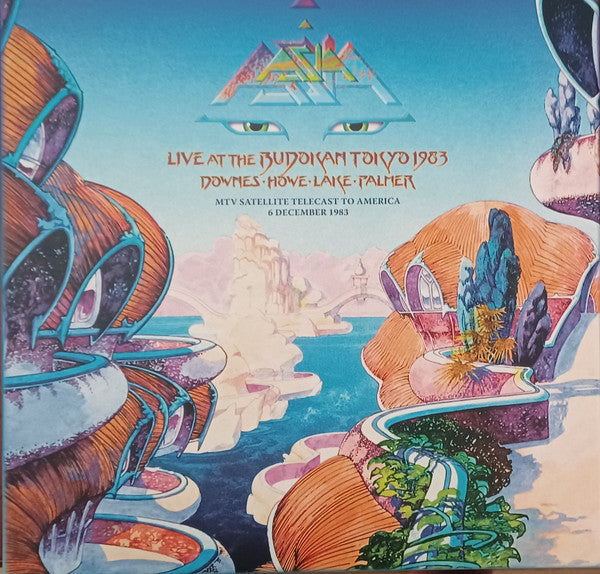 Asia (2) : Live At The Budokan Arena Tokyo, Japan 1983 (Box, Album, Dlx, Ltd, RM + 2xLP, Whi + 2xCD + Blu-)