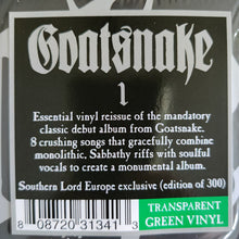 Goatsnake : 1 (LP, Album, Ltd, RE, Gre)