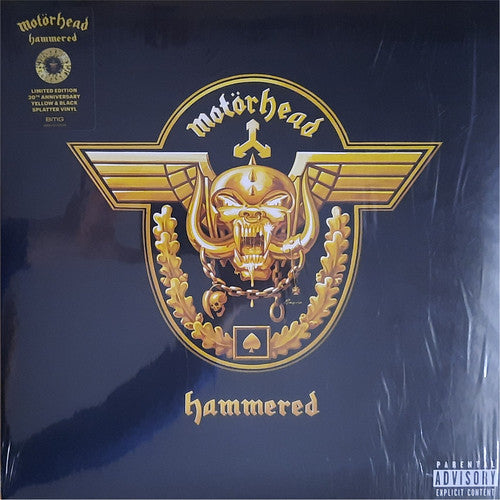 Motörhead : Hammered (LP, Album, Ltd, RE, Yel)