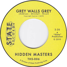Hidden Masters : Nobody Knows That We're Here (7", Mono, Ltd)