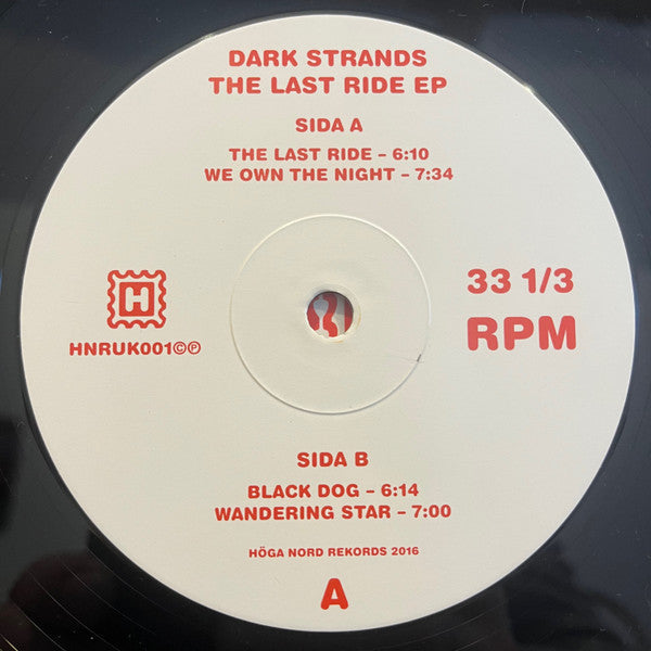 Dark Strands : The Last Ride EP (12