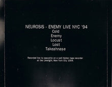 Neurosis : Enemy Live NYC '94 (CD, Album, Ltd)